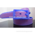 well design promotion gift gold stamping silicone golf plastic belt